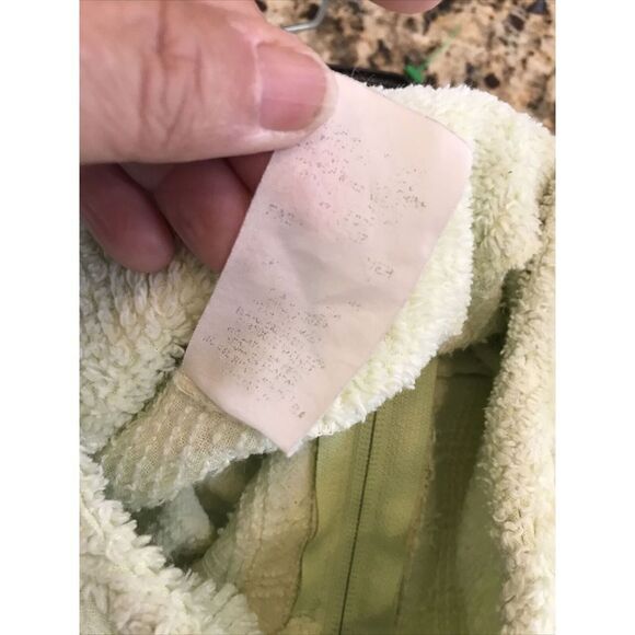 Signature II Stan Herman Green Terry Cloth Zip Front Robe Cover Up Pockets M - Picture 11 of 11
